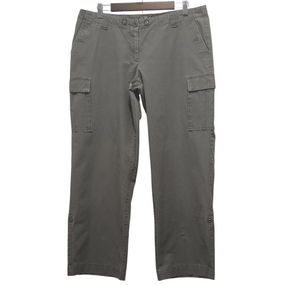 Alpine Design Women's Cargo Hiking Pants Size 14 RollUp Breathable Outdoor Ready